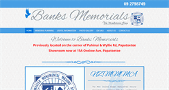 Desktop Screenshot of memorials.co.nz